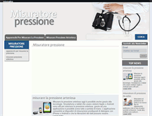 Tablet Screenshot of misuratore-pressione.com